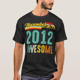 2012年11月誕生日ギフトシャツヴィンテージ11月 Tシャツ