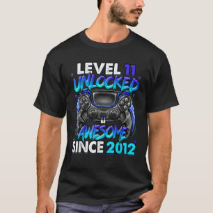 2012年11誕生日以素晴らし降のレベル11のロック解除 Tシャツ