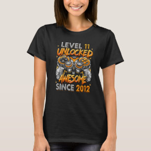 2012年11誕生日以素晴らし降のレベル11のロック解除 Tシャツ