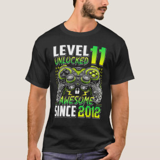 2012年11誕生日以素晴らし降のレベル11のロック解除 Tシャツ