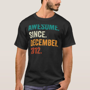 2012年12素晴らし月10日から10歳 Tシャツ