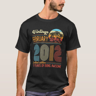 2012年2月の女素晴らしの子の男の子の11年 Tシャツ