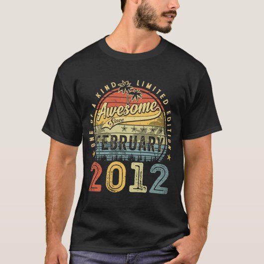 2012年2月以素晴らし降11誕生日 Tシャツ (正面)