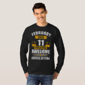 2012年2月11歳素晴らし誕生 Tシャツ (正面フル)