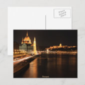 2012年4月のブダペスト夜 ポストカード (正面/裏面)