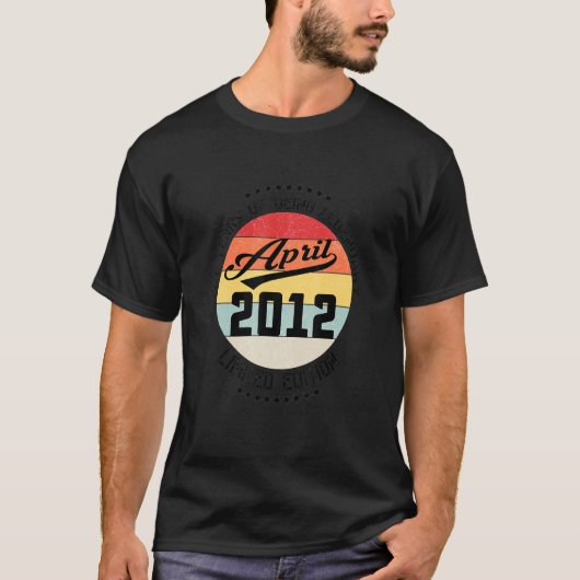 2012年4月10日誕生日10年レジェンダ Tシャツ (正面)