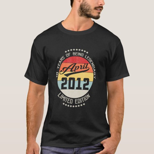2012年4月10日誕生日10年レジェンダ Tシャツ (正面)
