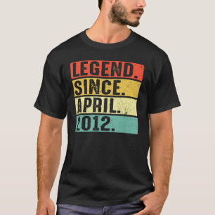 2012年4月10誕生日以来10年の伝説 Tシャツ