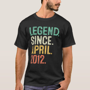 2012年4月10誕生日以来10年の伝説 Tシャツ