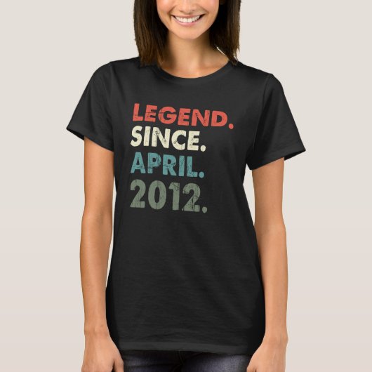 2012年4月2012年レトロ2012年レジェンドS Tシャツ (正面)