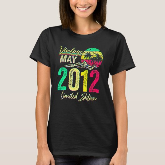 2012年5月 ヴィンテージ 10歳 誕生日 Tシャツ (正面)