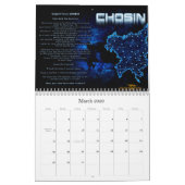 2012年6年間のゲーム – クラシックグリッド カレンダー (3月 2026)