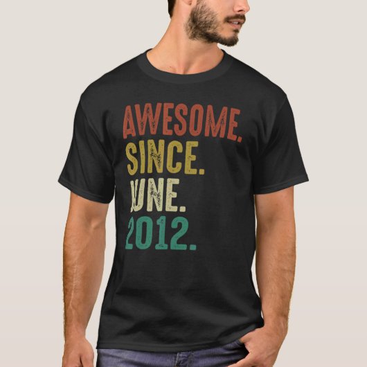 2012年6月以素晴らし降10歳誕生日 Tシャツ (正面)