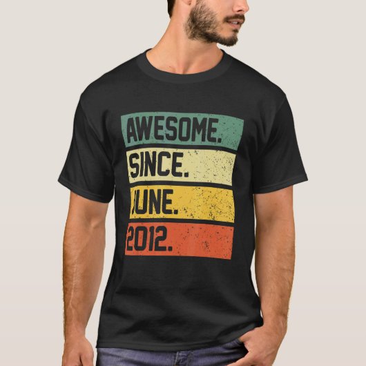 2012年6月以素晴らし降10歳 Tシャツ (正面)