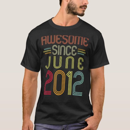 2012年6月以素晴らし降10誕生日10歳 Tシャツ (正面)