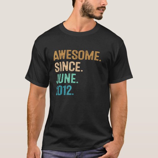 2012年6月10日バレ素晴らしット以来10年の古い贈り物 Tシャツ (正面)