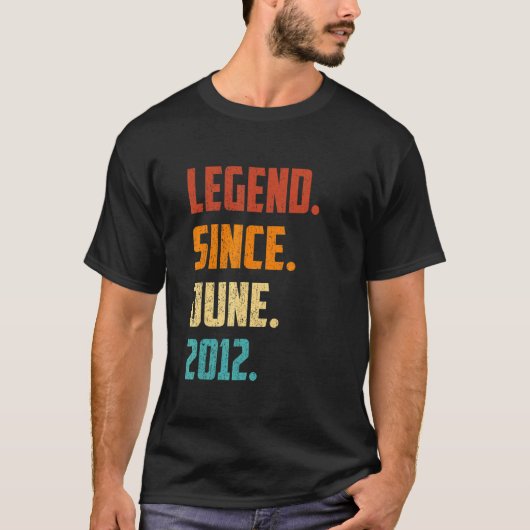2012年6月10歳から10誕生日伝説 Tシャツ (正面)