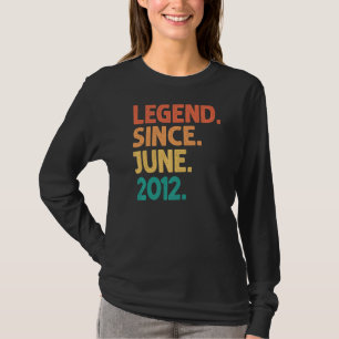 2012年6月10歳から10誕生日伝説 Tシャツ