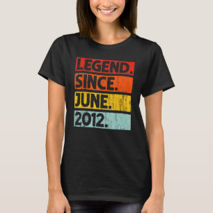 2012年6月10歳から10誕生日伝説 Tシャツ