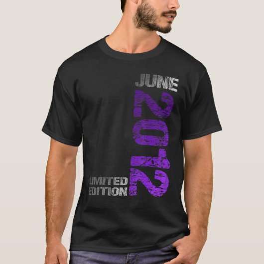 2012年6月11日誕生日2012年 Tシャツ (正面)