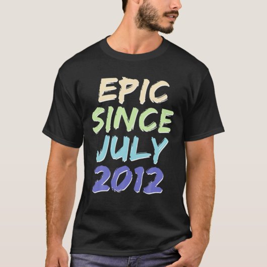 2012年7月10日Beiの年から10誕生日叙事詩 Tシャツ (正面)