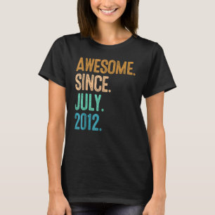 2012年7素晴らし月10日から10歳 Tシャツ