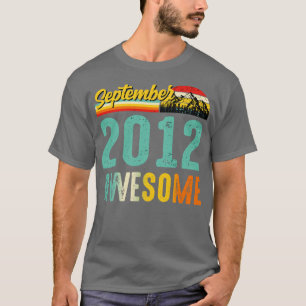 2012年9月誕生日ギフトシャツヴィンテージ9月 Tシャツ