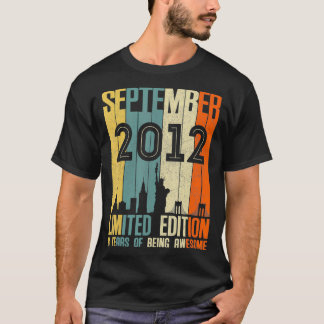 2012年9月 T  8歳  2012年誕生日プレゼント Tシャツ