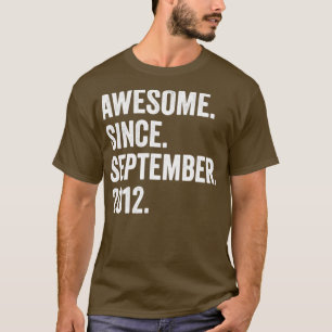 2012年9素晴らし月10日から10歳 Tシャツ