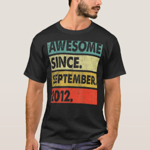 2012年9素晴らし月10日10歳 Tシャツ