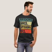 2012年9素晴らし月10日10歳 Tシャツ (正面フル)