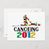 2012年:カヌー ポストカード (正面/裏面)