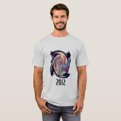 2012年 辰年 ドラゴン ファンタジーアート Tシャツ (正面フル)