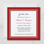 2012年FunkyClass （赤/金属銀） 招待状 (裏面)