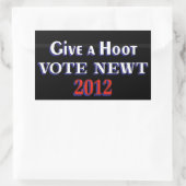 2012年GAH投票 長方形シール (バッグ)