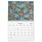 2012年Nganuwaay Koolynによるカレンダーアート カレンダー (2月 2027)