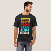 2012年Tシャツ10年素晴らし Tシャツ (正面フル)