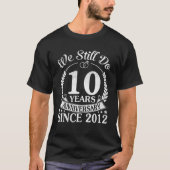 2012年Weddinから10周年を迎える Tシャツ (正面)