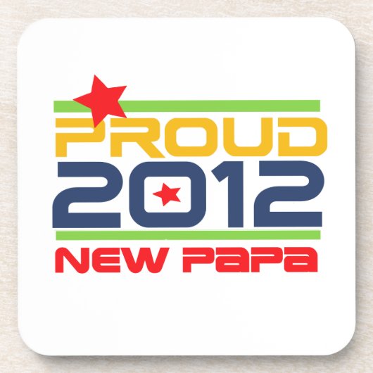 2012新誇りを持ったPapa Tシャツとギフト コースター (正面)