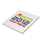 2012新誇りを持ったPapa Tシャツとギフト タイル (側面)