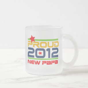 2012新誇りを持ったPapa Tシャツとギフト フロストグラスマグカップ