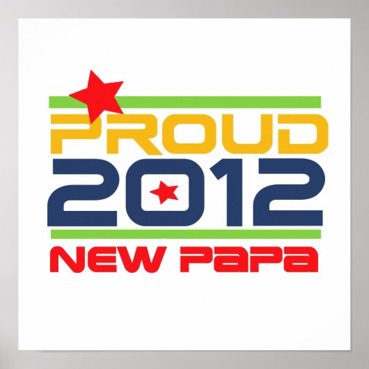 2012新誇りを持ったPapa Tシャツとギフト ポスター (正面)