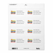 2012新誇りを持ったPapa Tシャツとギフト ラベル (フルシート)