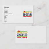 2012新誇りを持ったPapa Tシャツとギフト 名刺 (正面/裏面)