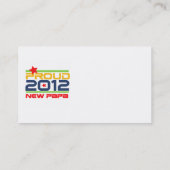 2012新誇りを持ったPapa Tシャツとギフト 名刺 (裏面)