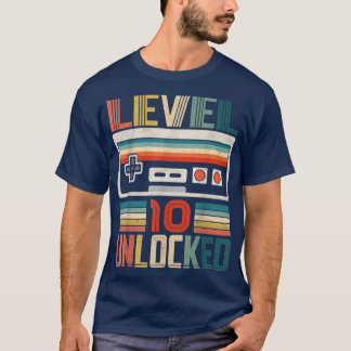 2012最高の年のロック解除レベル10誕生日ギフトヴィンタ Tシャツ