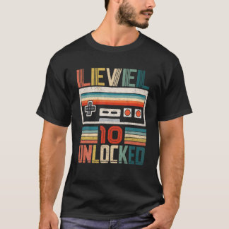 2012最高の年のロック解除レベル10誕生日ギフトVinta Tシャツ