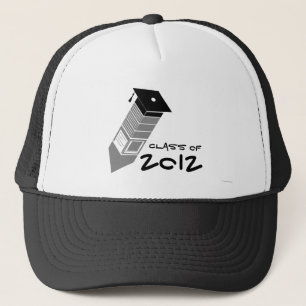 2012本の鉛筆の帽子の灰色のクラス キャップ