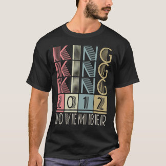 2012生まれ年11月のキング Tシャツ
