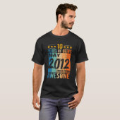 2012生まれ年5月10日誕生日10年の水 Tシャツ (正面フル)